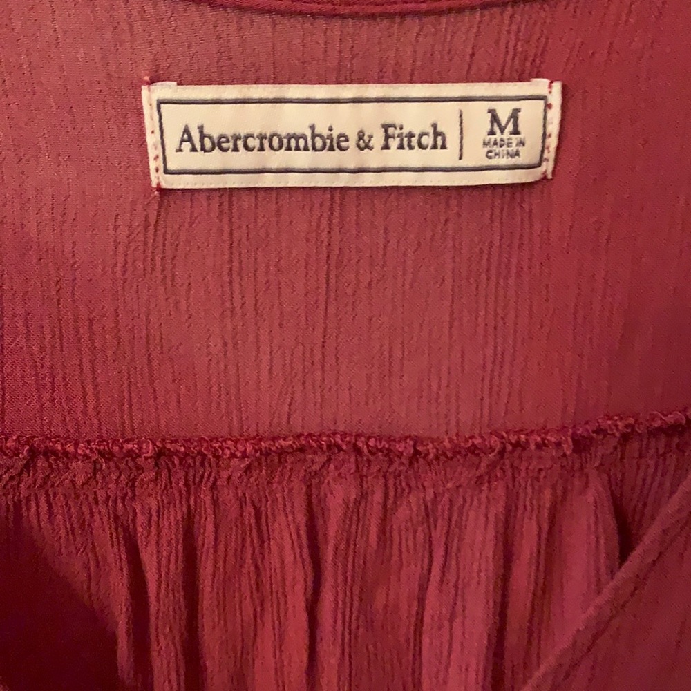Long sleeve mauve Abercrombie and Fitch top
